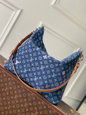 Louis Vuitton  LV M27555 Vagabond Hobo Bag Blue - Default Title - View 3
