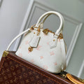 Louis Vuitton LV M27574 Alma BB Bag Monogram Empreinte White &Pink - Default Title - View 1