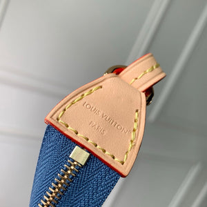 Louis Vuitton  LV M27602 Pochette Accessoire Cargo Bag Blue Denim - Default Title - View 8