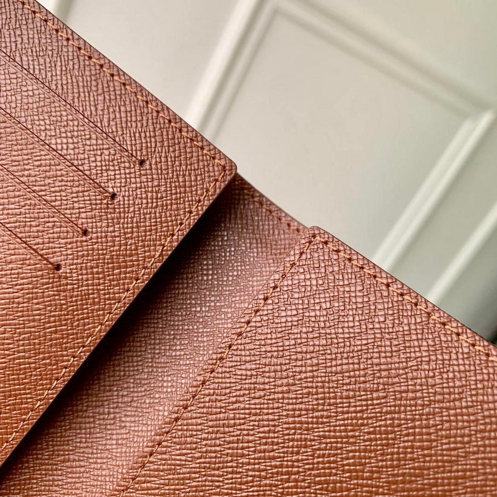 Louis Vuitton LV M27612 Passport Cover Other Monogram Canvas  Coffe Brown