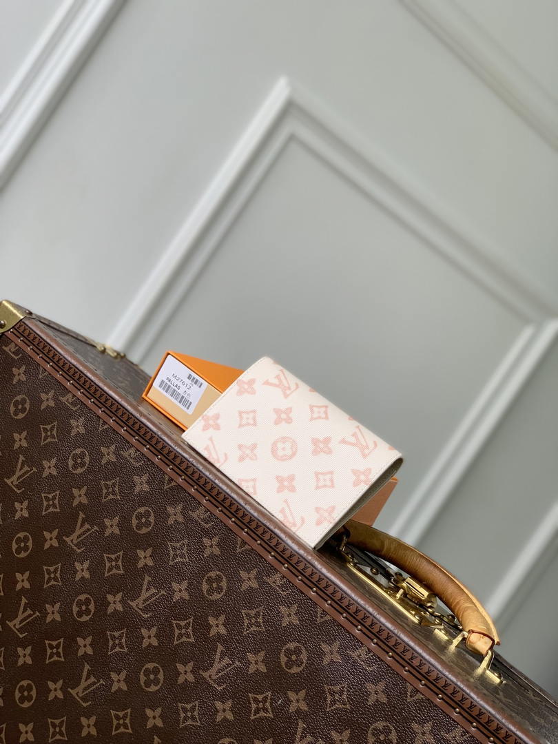 Louis Vuitton LV M27612 Passport Cover Other Monogram Canvas Beige