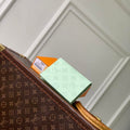 Louis Vuitton LV M27612 Passport Cover Other Monogram Canvas Green