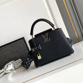 Louis Vuitton LV M27639 LV x TM Capucines BB Black