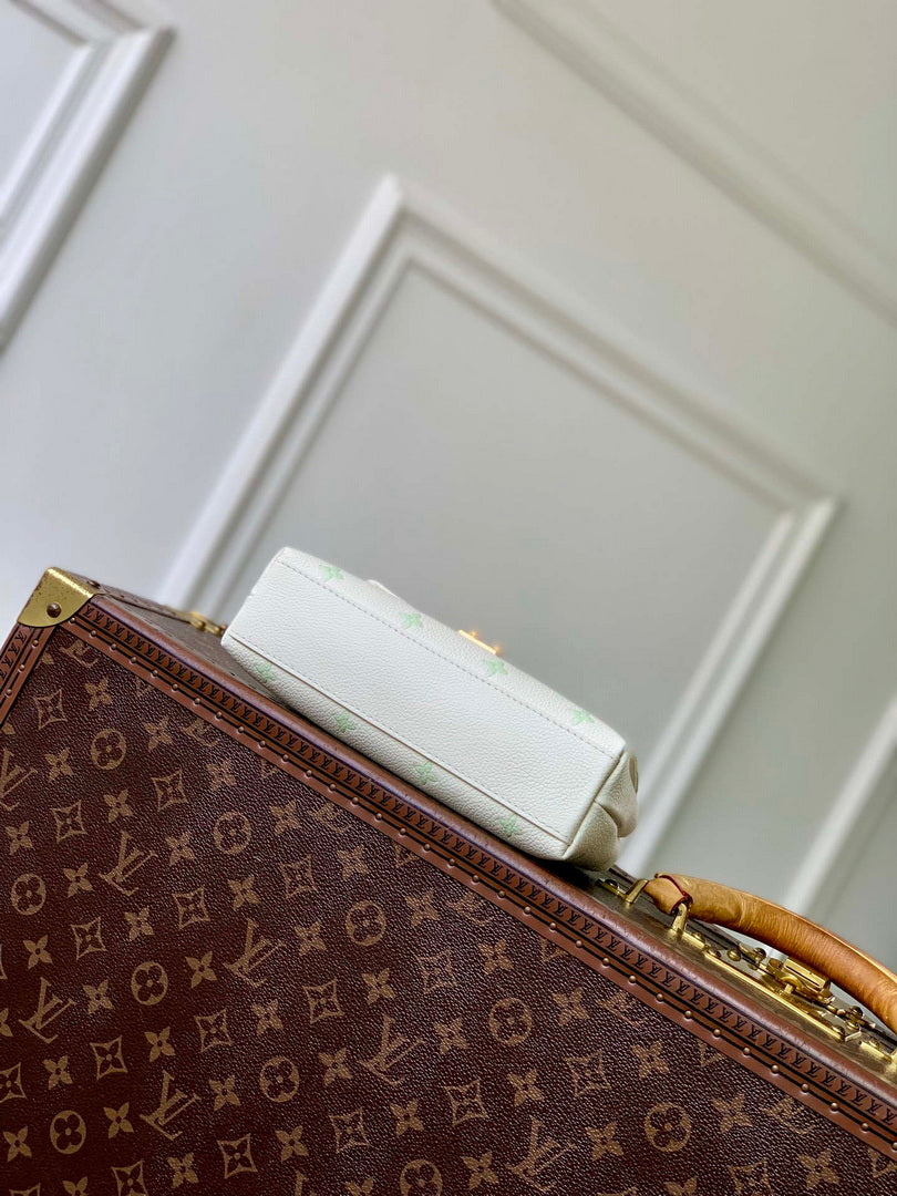 Louis Vuitton LV M27698 Nano Madeleine Bag Milky White/Green