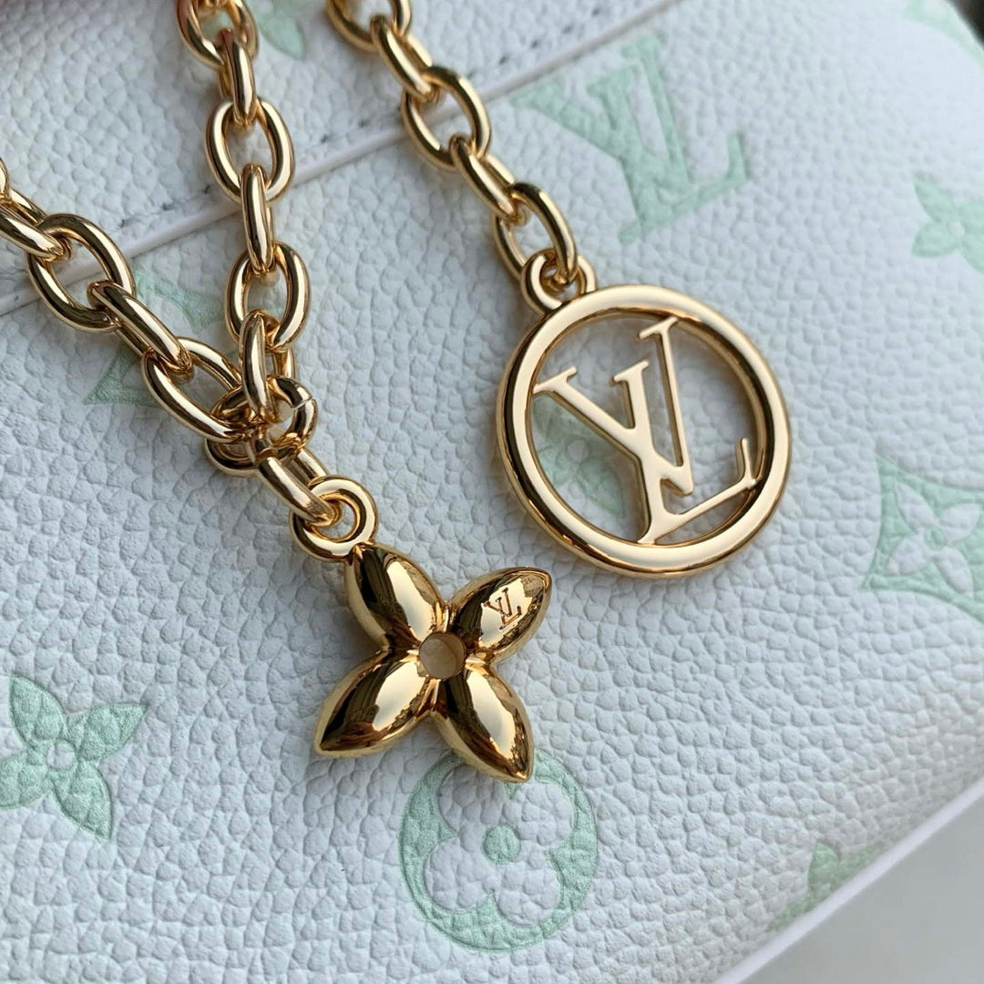 Louis Vuitton LV M27698 Nano Madeleine Bag Milky White/Green
