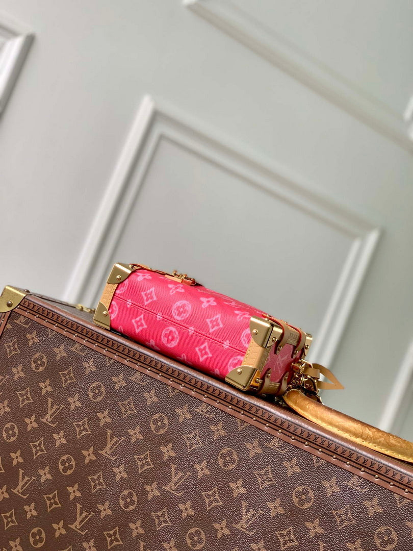 Louis Vuitton LV M27784 Side Trunk PM Bag Rose