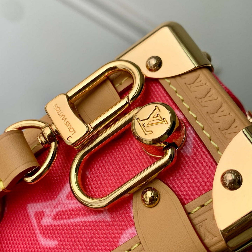 Louis Vuitton LV M27784 Side Trunk PM Bag Rose