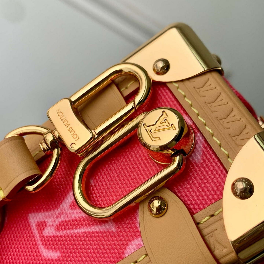 Louis Vuitton LV M27784 Side Trunk PM Bag Rose