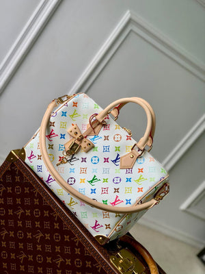 Louis Vuitton  LV M27789 Speedy 30  Bandoulière  Bag Multicolor  White - Default Title - View 1