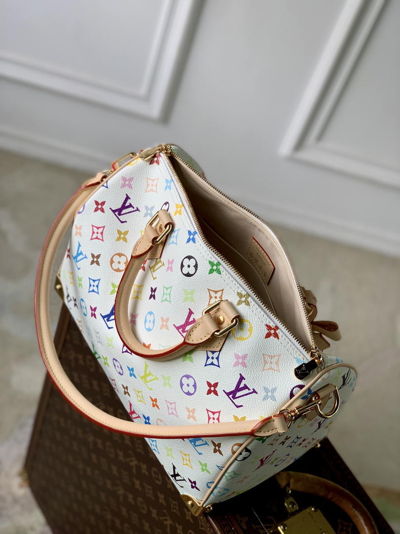 Louis Vuitton  LV M27789 Speedy 30  Bandoulière  Bag Multicolor  White - Default Title - View 9
