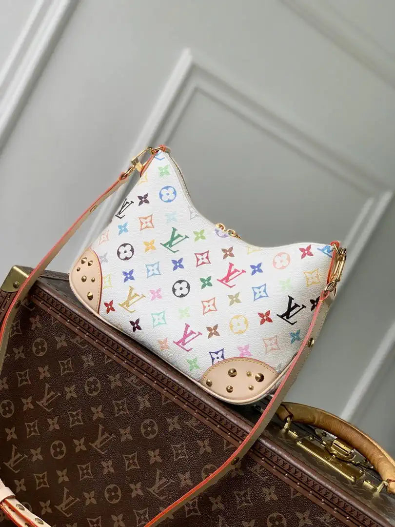 Louis Vuitton LV M27790 LV x TM Boulogne PM Bag Monogram White