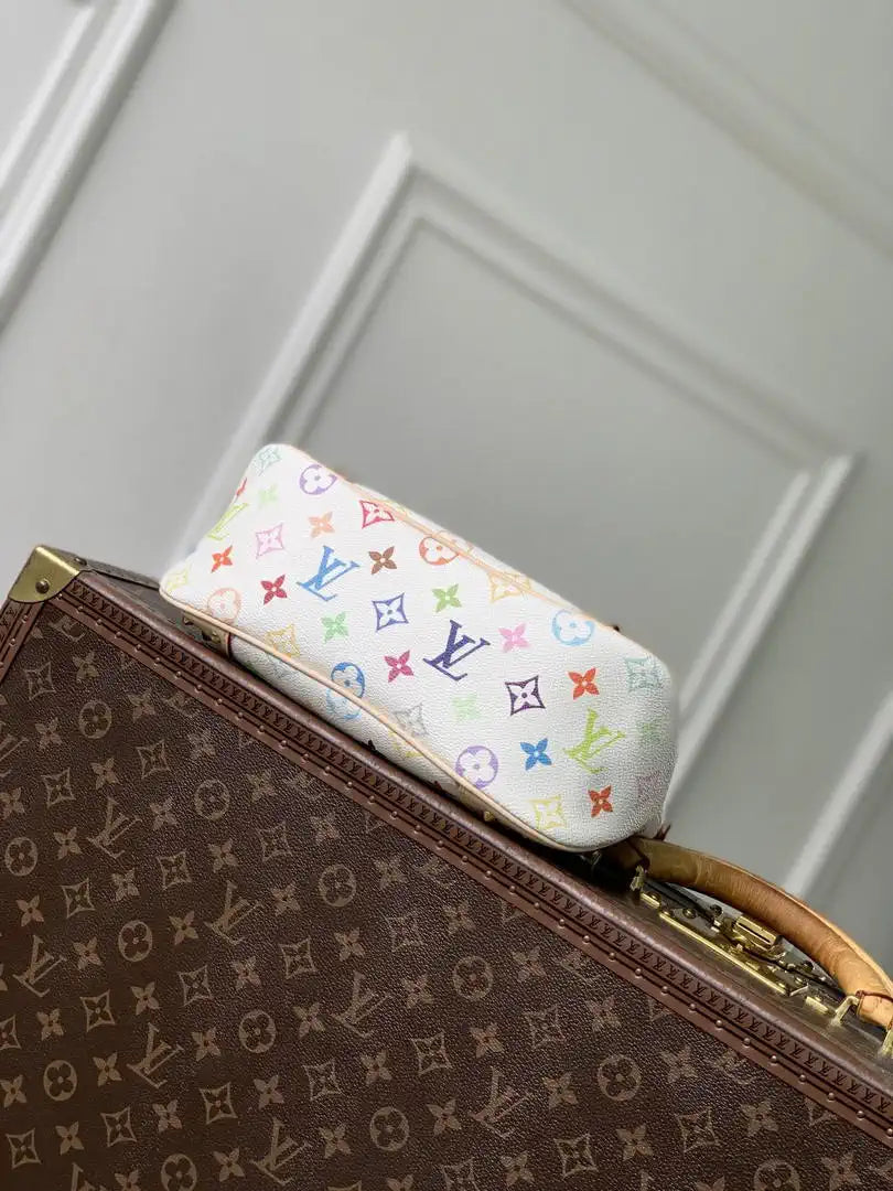 Louis Vuitton LV M27790 LV x TM Boulogne PM Bag Monogram White
