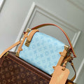Louis Vuitton LV M27891 Side Trunk MM Bag Blue