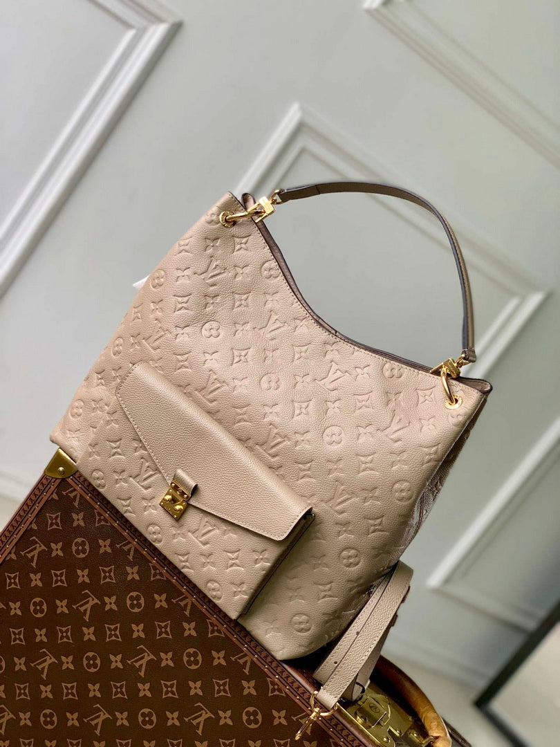 Louis Vuitton LV M27937 Hobo M¨¦tis Bag Tourterelle