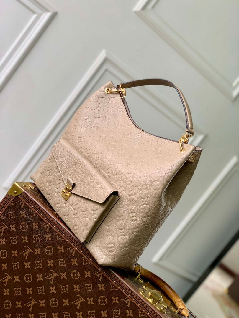 Louis Vuitton LV M27937 Hobo M¨¦tis Bag Tourterelle