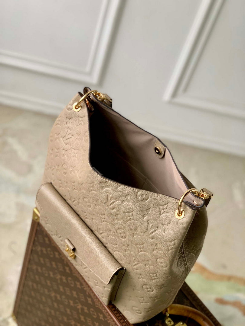 Louis Vuitton LV M27937 Hobo M¨¦tis Bag Tourterelle
