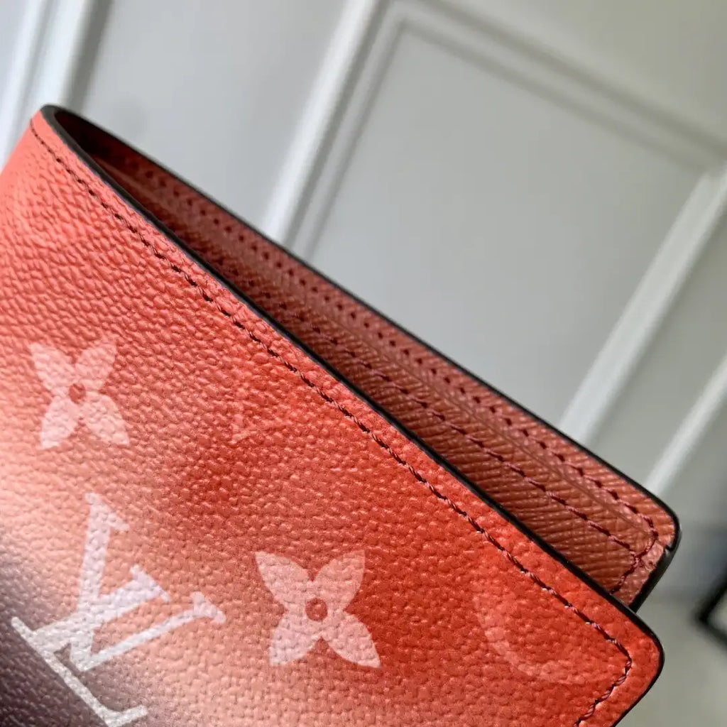 Louis Vuitton LV M28006 Gradient Orange HULTlPLE Wallet