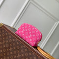 Louis Vuitton LV M28050 Pochette Cosmétique PM Fuschia Denim