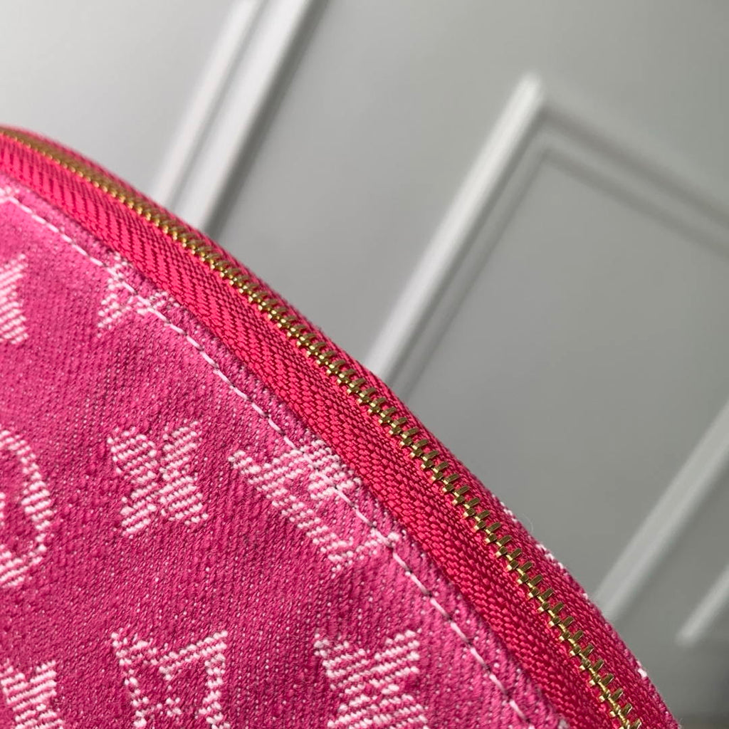 Louis Vuitton LV M28050 Pochette Cosmétique PM Fuschia Denim