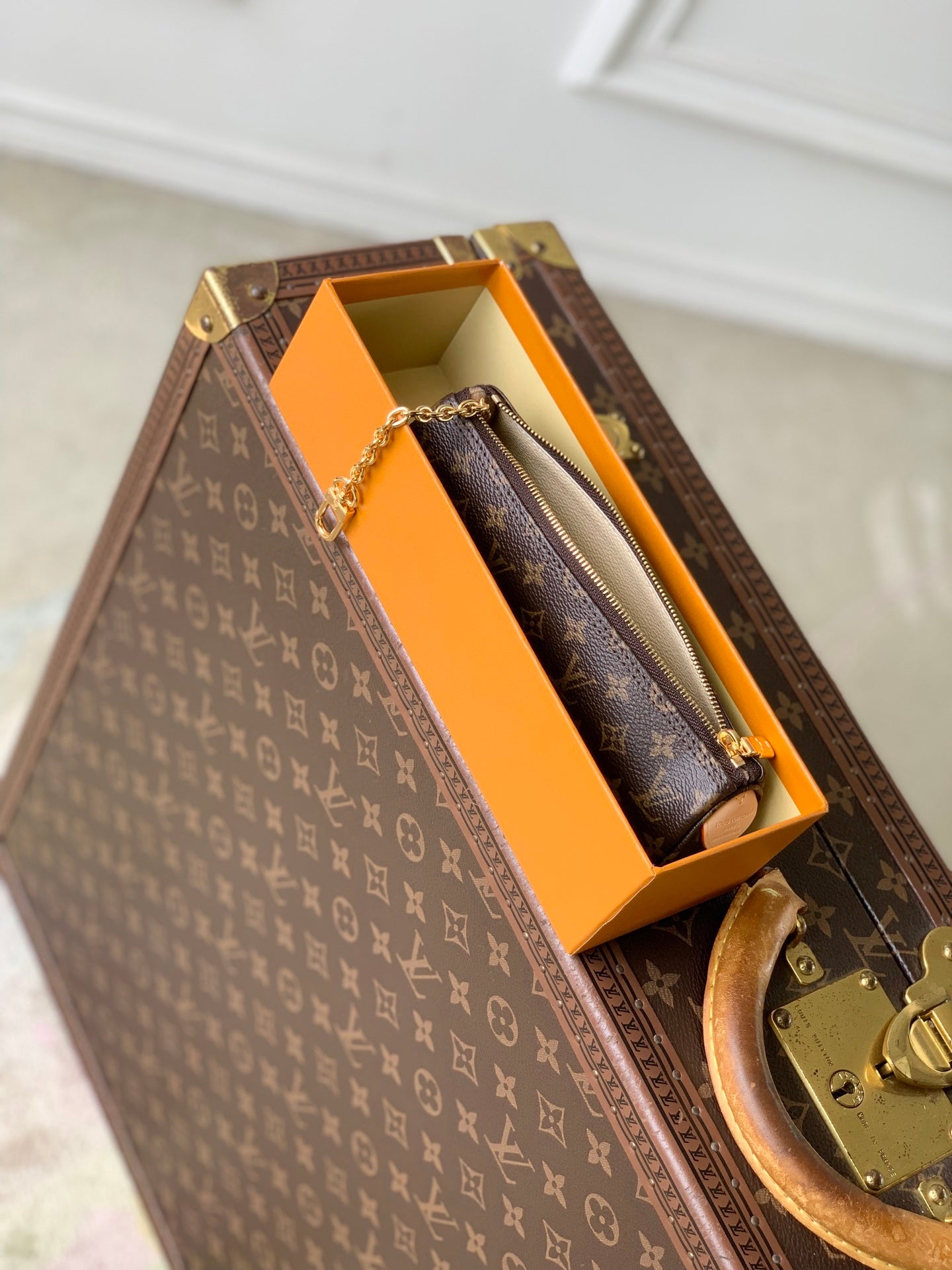 Louis Vuitton LV M28059 Pochette Pencil Bag - Default Title - View 9