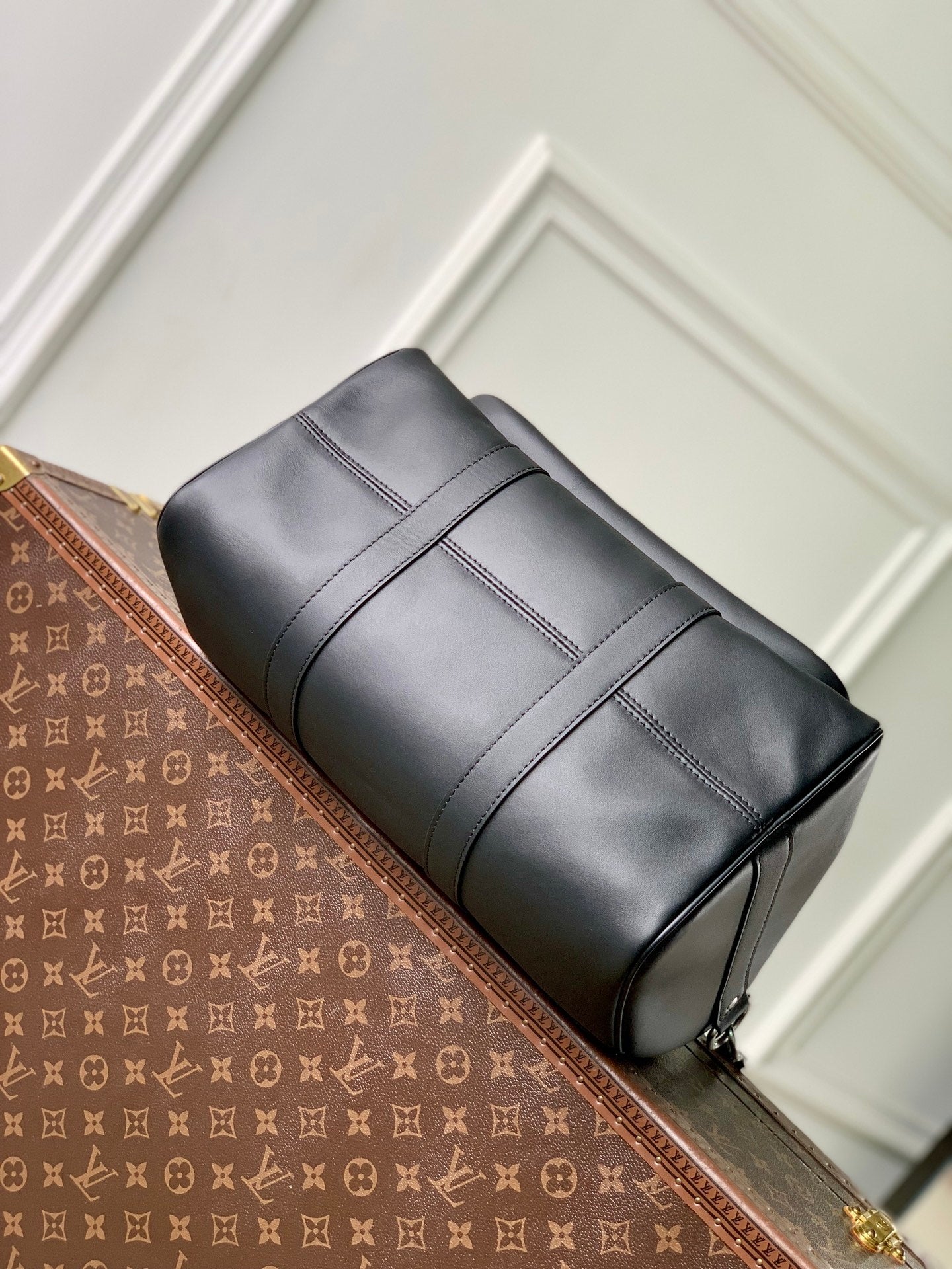 Louis Vuitton LV M28100 Keepall Cargo Bandoulière 35 Bag Black