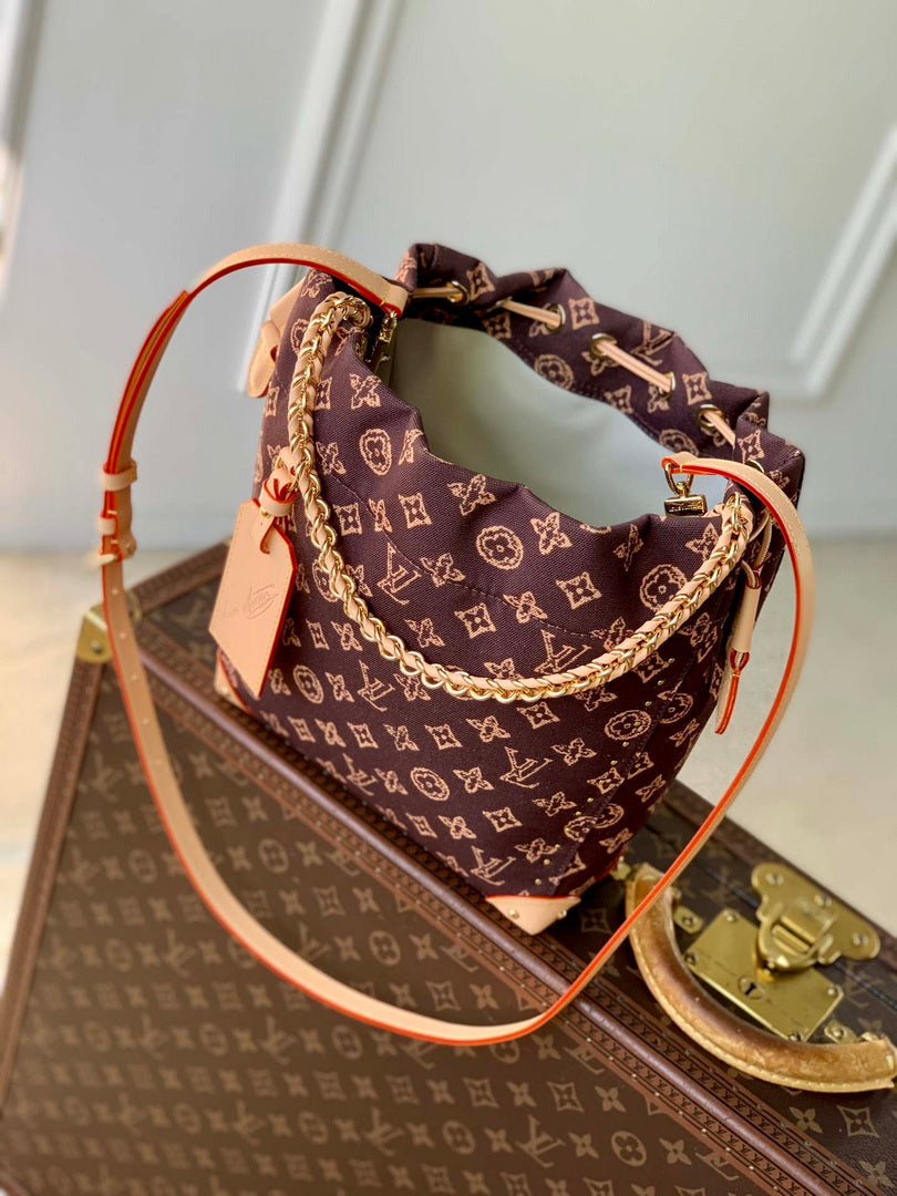 Louis Vuitton LV M28103 Noe Trunk Bag Brown