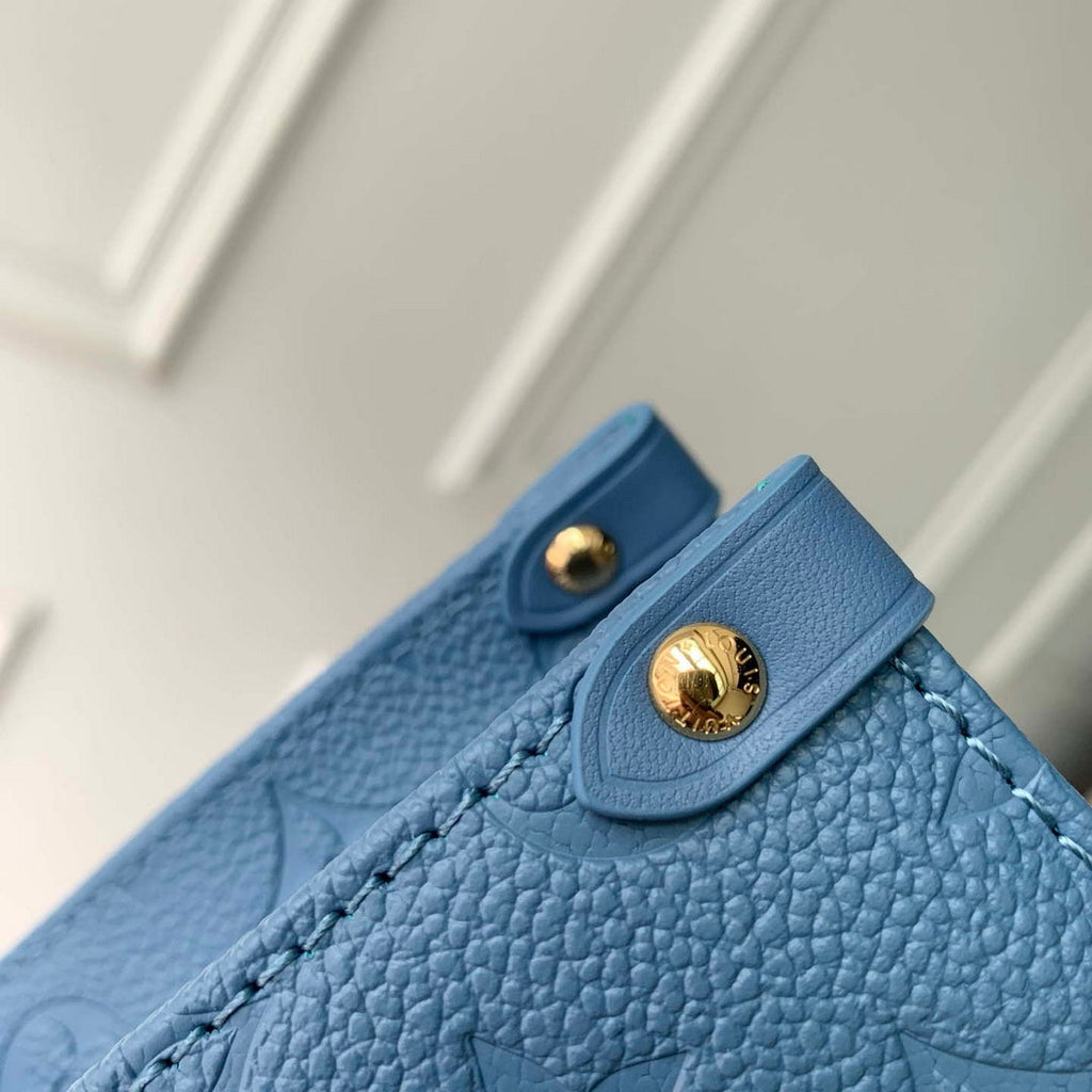 Louis Vuitton LV M28181 OnTheGo PM Bag Blue Jean