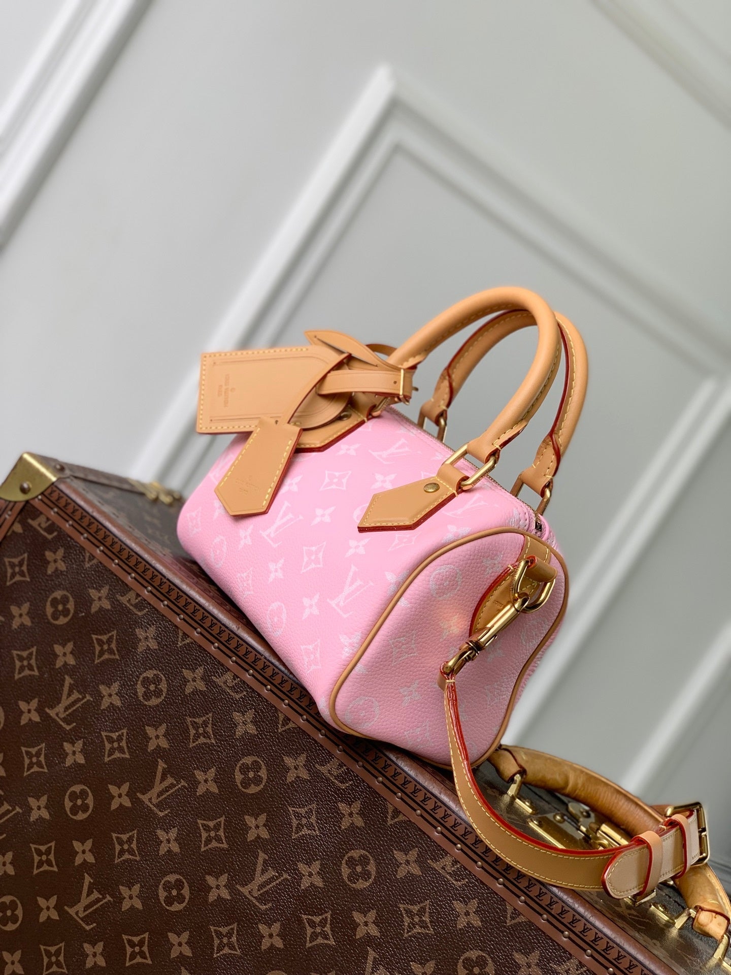 Louis Vuitton LV M28186 Speedy P9 Bandoulière 20 Bag Pink - Default Title - View 2