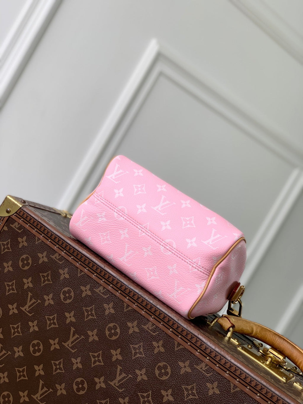 Louis Vuitton LV M28186 Speedy P9 Bandoulière 20 Bag Pink