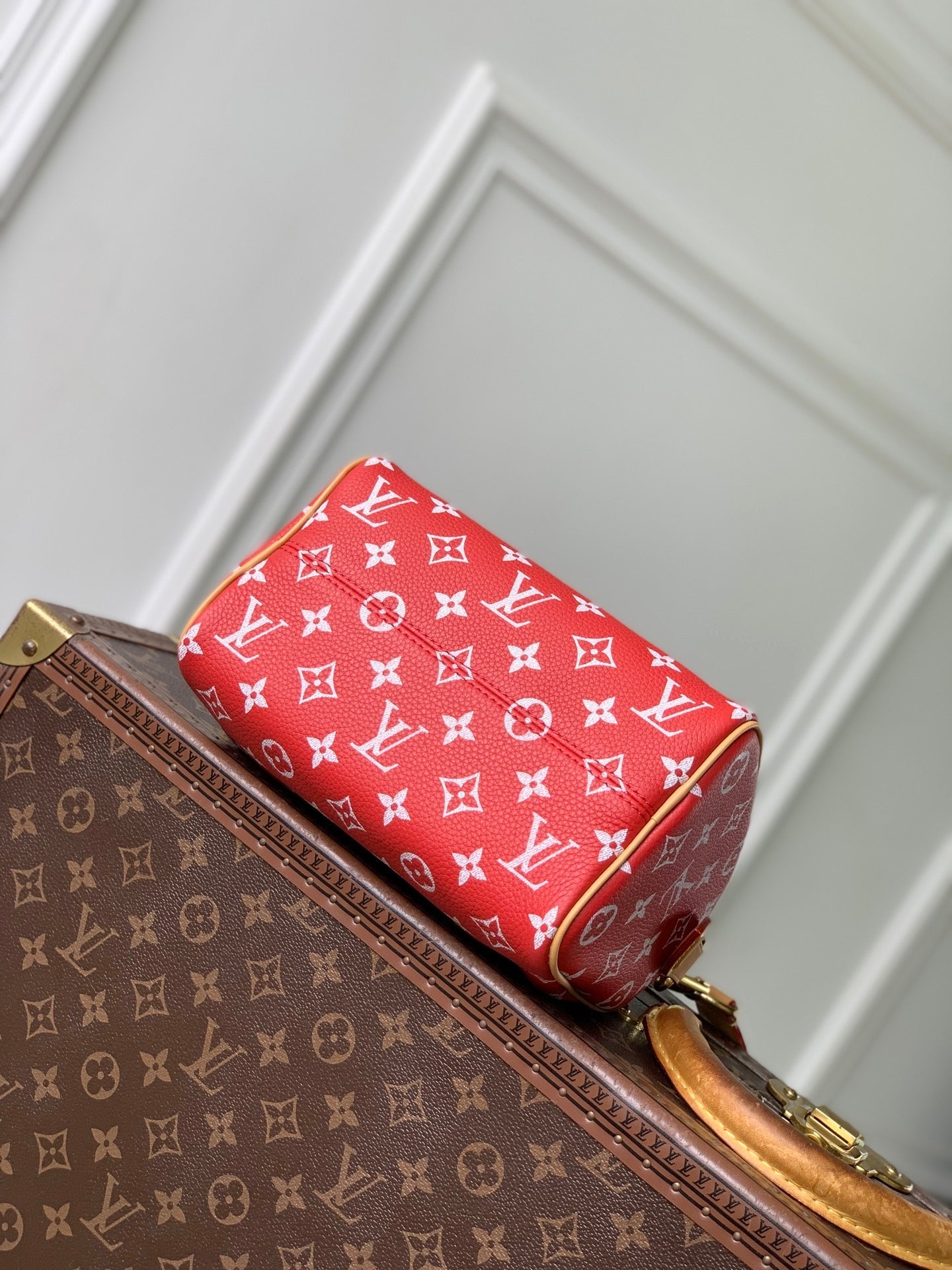 Louis Vuitton LV M28186 Speedy P9 Bandoulière 20 Bag Red - Default Title - View 4