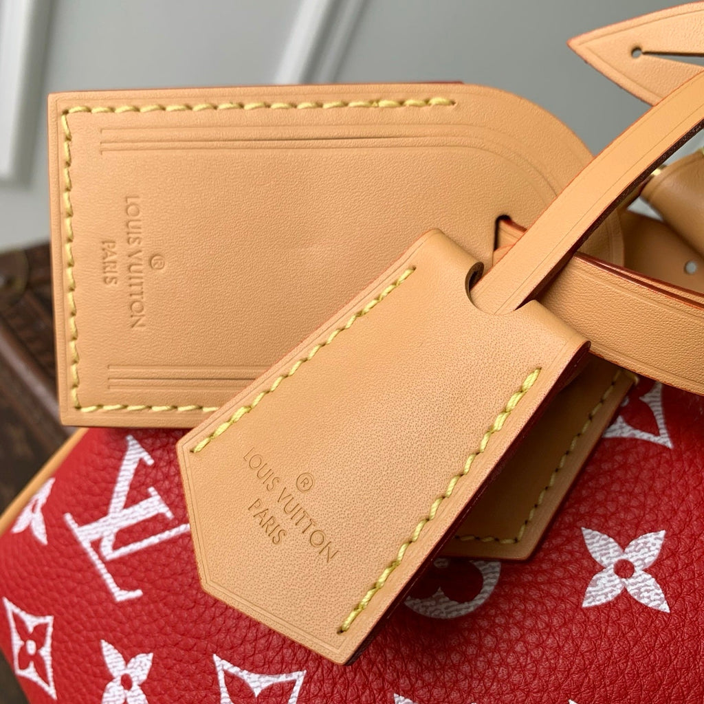 Louis Vuitton LV M28186 Speedy P9 Bandoulière 20 Bag Red
