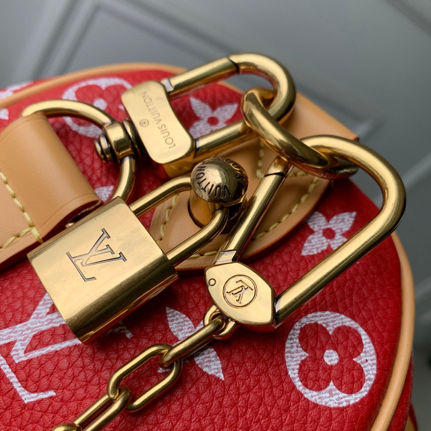 Louis Vuitton LV M28186 Speedy P9 Bandoulière 20 Bag Red