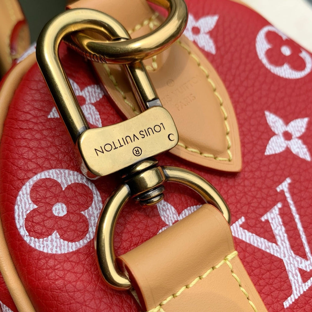 Louis Vuitton LV M28186 Speedy P9 Bandoulière 20 Bag Red