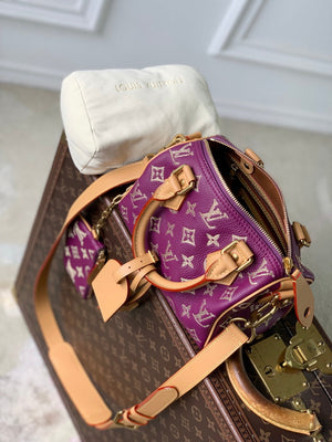 Louis Vuitton LV M28186 Speedy P9 Bandoulière 20 Bag Sea anemone purple - Default Title - View 10