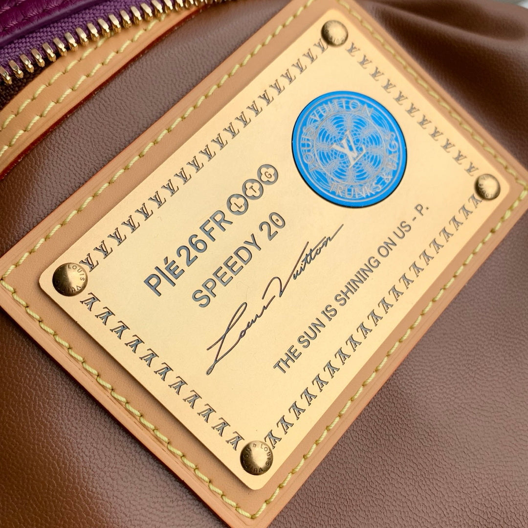 Louis Vuitton LV M28186 Speedy P9 Bandoulière 20 Bag Sea anemone purple