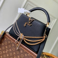 Louis Vuitton LV M28203 Capucines BB Bag Black - Default Title - View 1