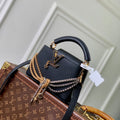 Louis Vuitton LV M28203 Capucines Mini Bag Black - Default Title - View 1