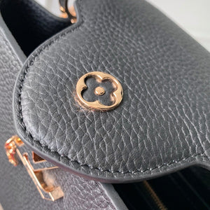 Louis Vuitton LV M28203 Capucines Mini Bag Black - Default Title - View 5