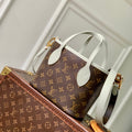 Louis Vuitton LV M28236 Neverfull Bandoulière Inside Out BB Bag Monogram Celadon - Default Title - View 1