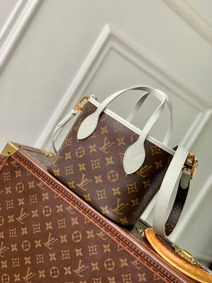 Louis Vuitton LV M28236 Neverfull Bandoulière Inside Out BB Bag Monogram Celadon - Default Title - View 1