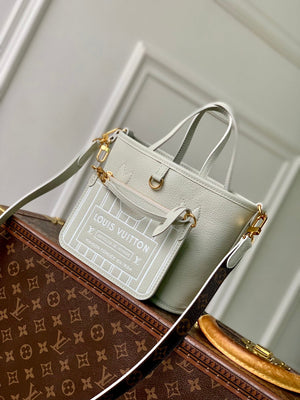 Louis Vuitton LV M28236 Neverfull Bandoulière Inside Out BB Bag Monogram Celadon - Default Title - View 10