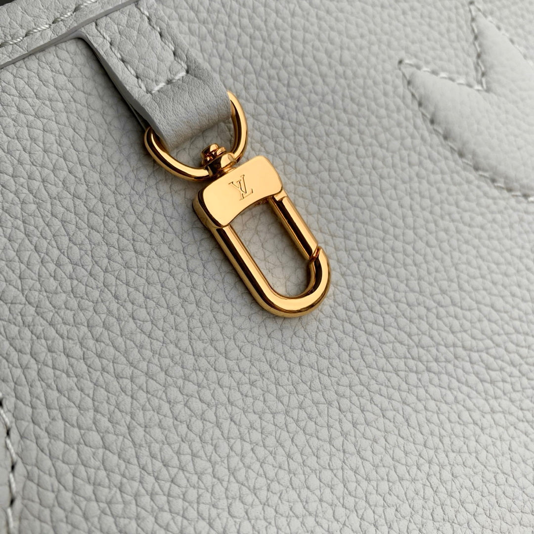Louis Vuitton LV M28236 Neverfull Bandoulière Inside Out BB Bag Monogram Celadon