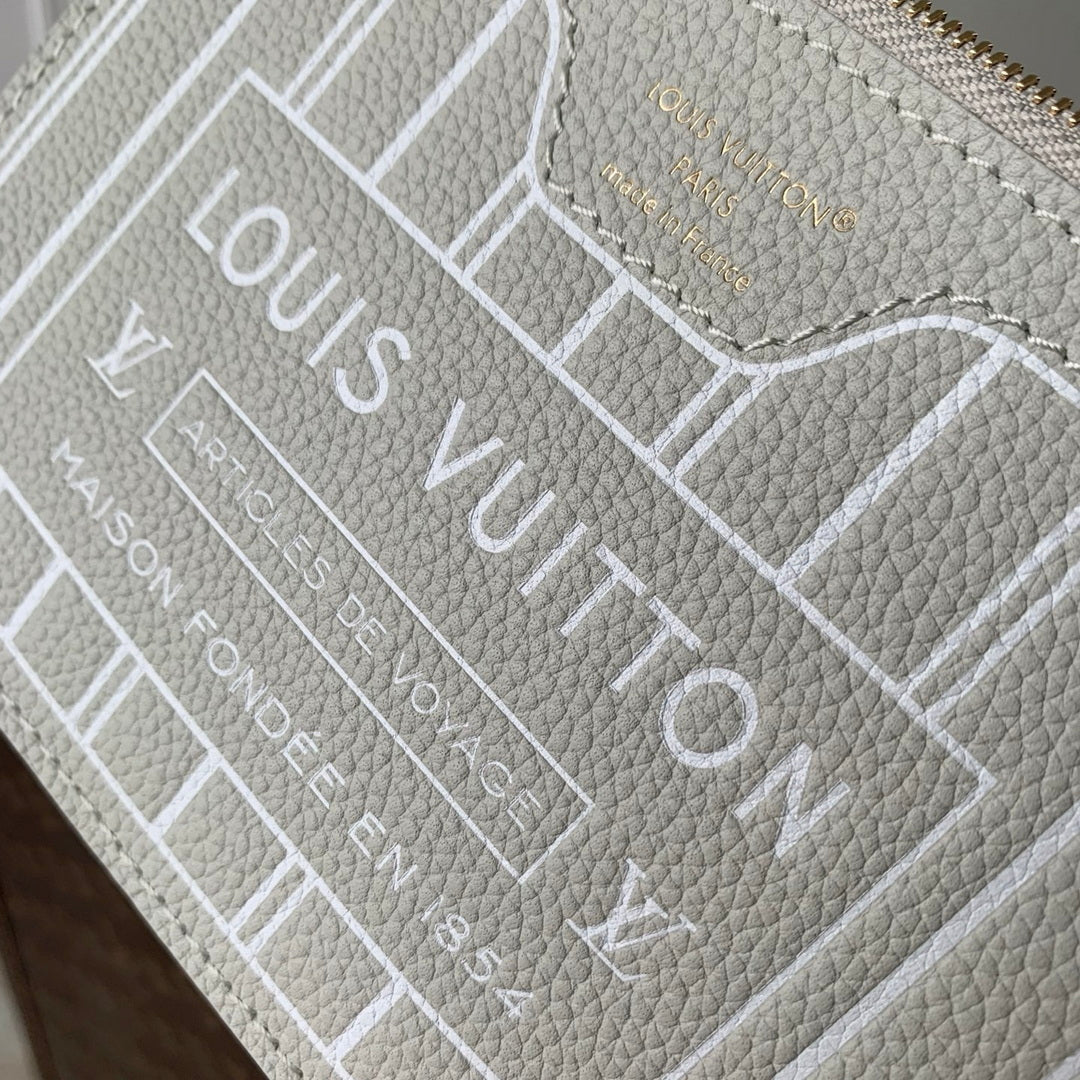 Louis Vuitton LV M28236 Neverfull Bandoulière Inside Out BB Bag Monogram Celadon