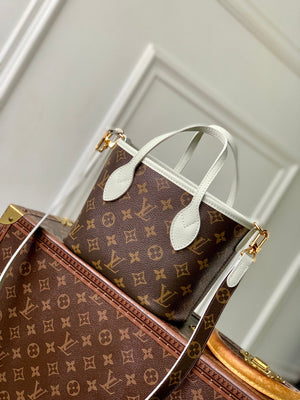 Louis Vuitton LV M28236 Neverfull Bandoulière Inside Out BB Bag Monogram Celadon - Default Title - View 3
