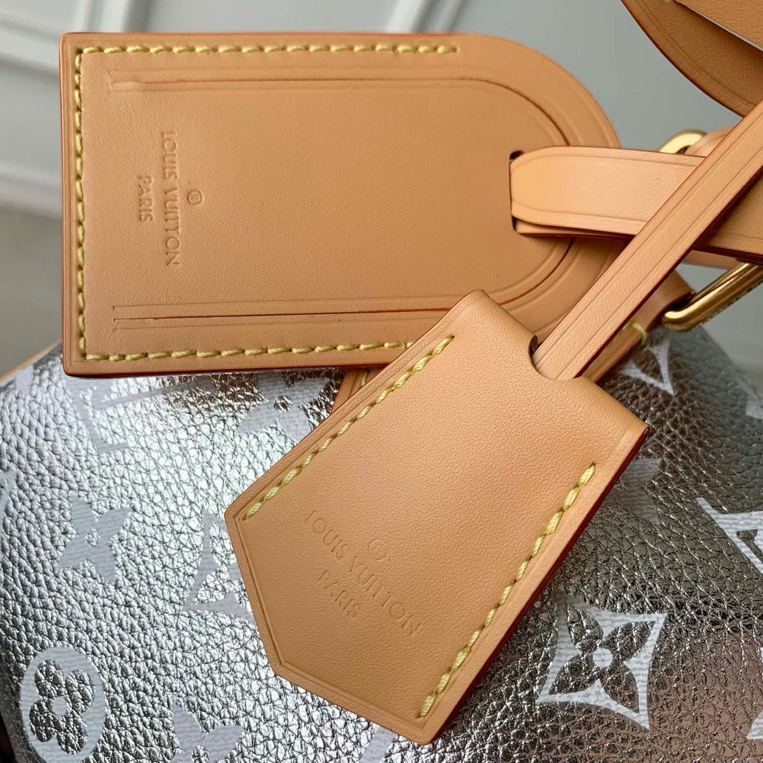 Louis Vuitton LV M28307 Speedy P9 Bandouliere 20 Bag Silvery