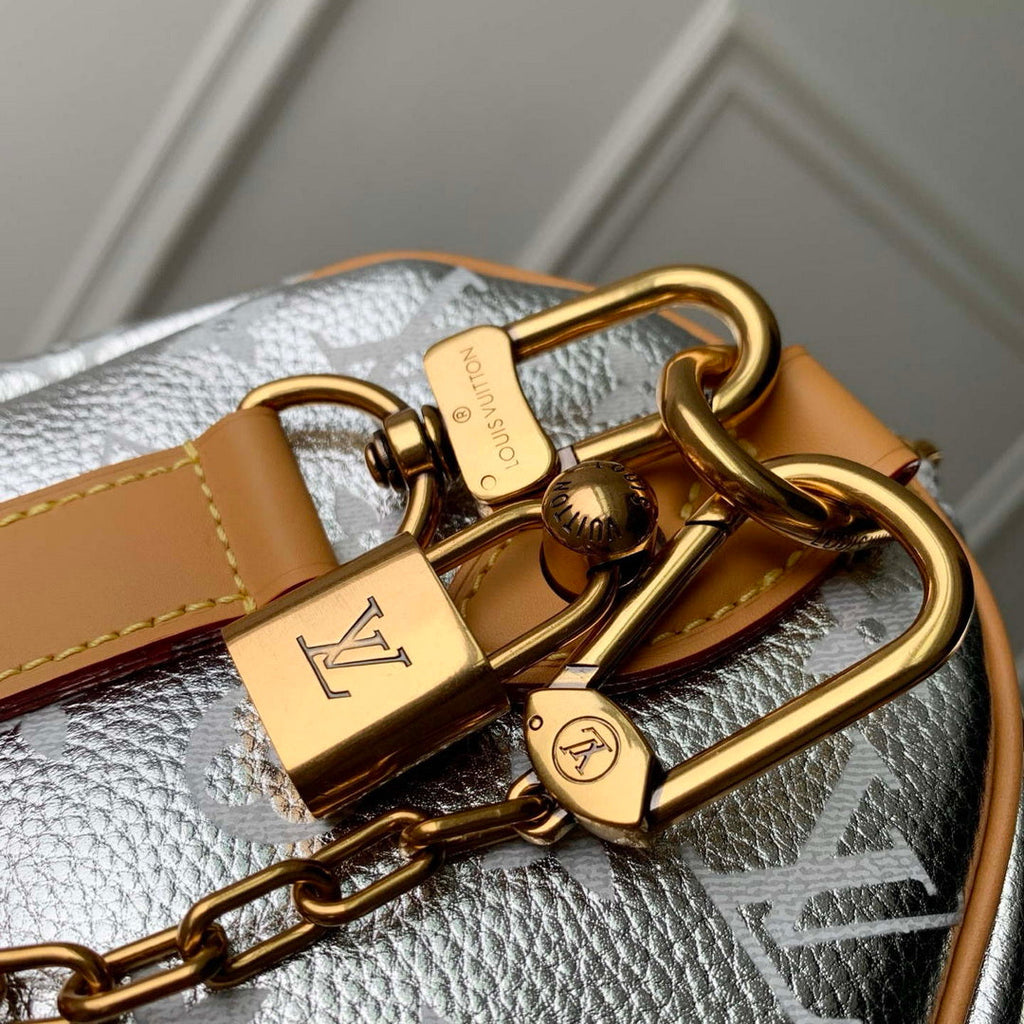 Louis Vuitton LV M28307 Speedy P9 Bandouliere 20 Bag Silvery