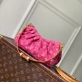 Louis Vuitton  LV M28327 Pochette Valley Bag Fuchsia Denim - Default Title - View 1