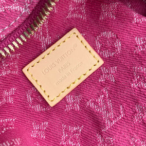 Louis Vuitton  LV M28327 Pochette Valley Bag Fuchsia Denim - Default Title - View 8