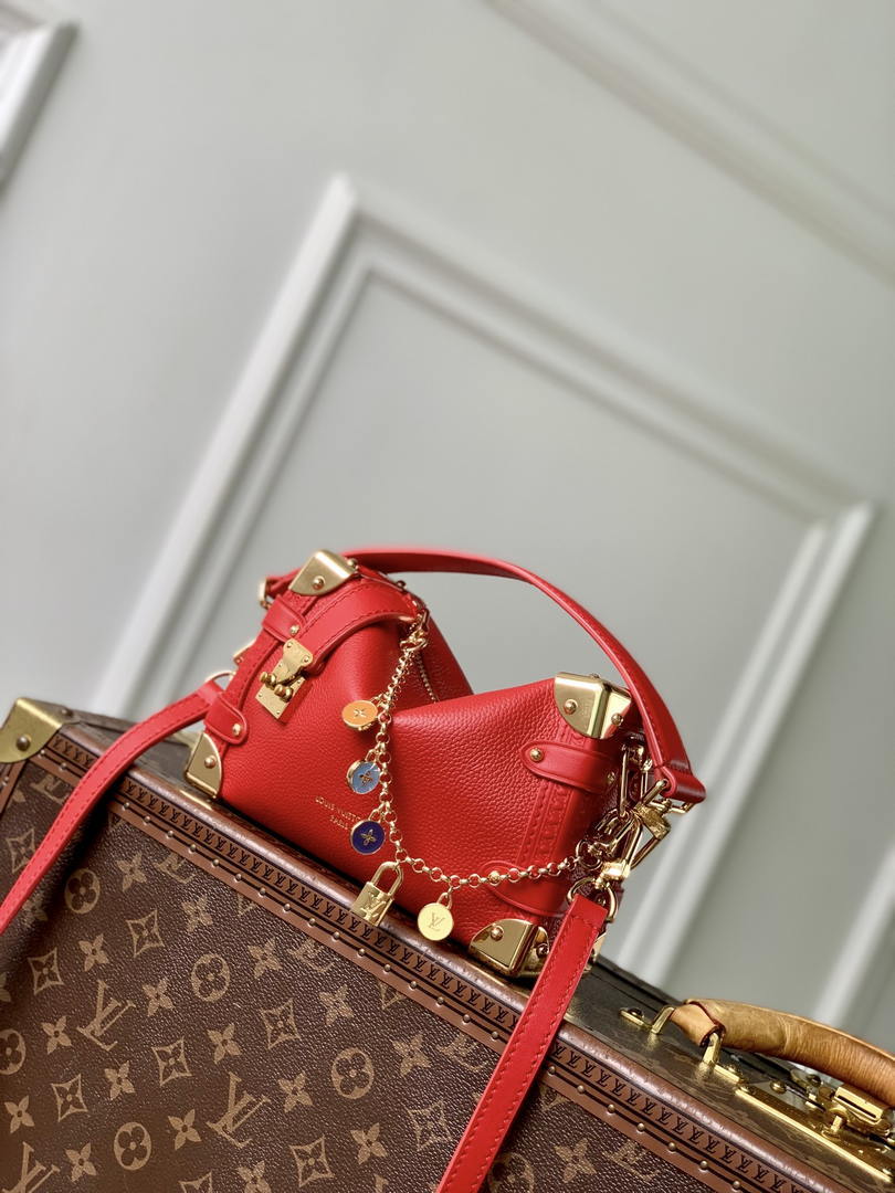 Louis Vuitton LV M28333 Side Trunk PM Bag Red - Default Title - View 1