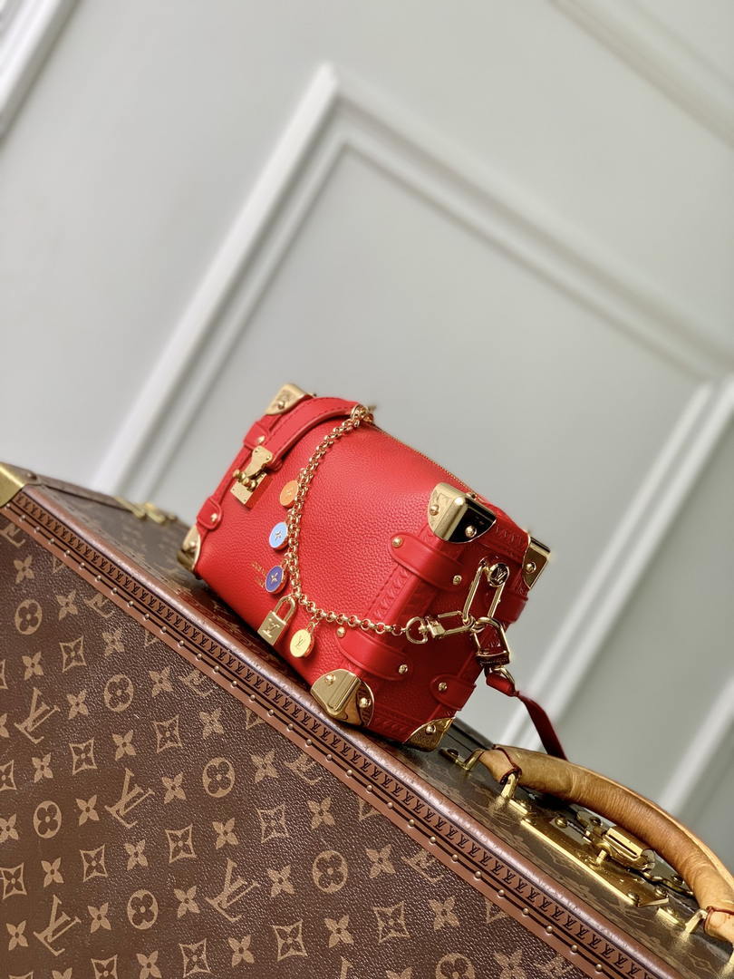 Louis Vuitton LV M28333 Side Trunk PM Bag Red